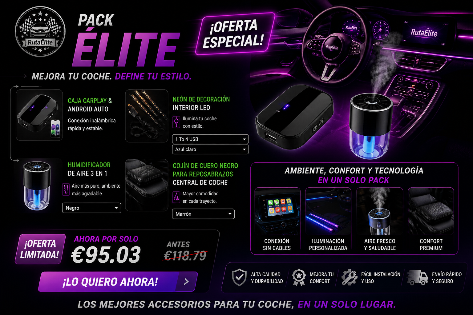 Packs Ruta Élite